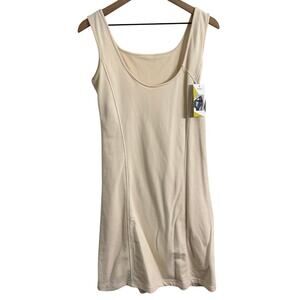 Halara Light Beige Tank Mini Dress Size Medium New